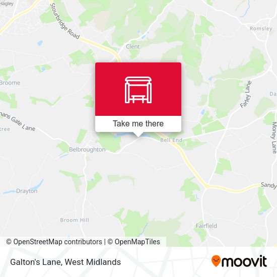 Galton's Lane map
