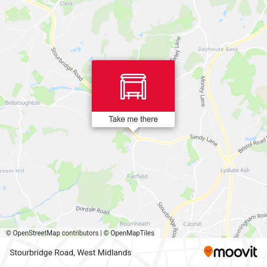 Stourbridge Road map