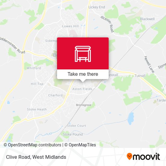Clive Road map