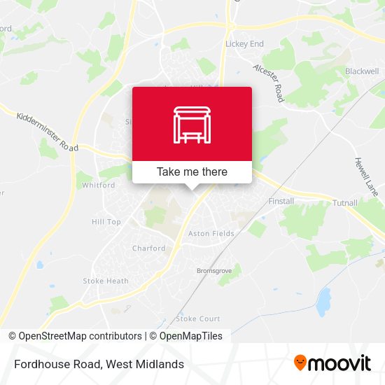 Fordhouse Road map