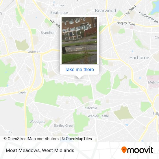 Moat Meadows map