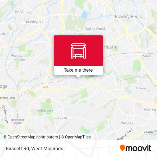 Bassett Rd map