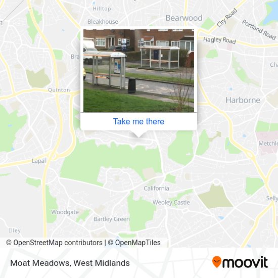 Moat Meadows map