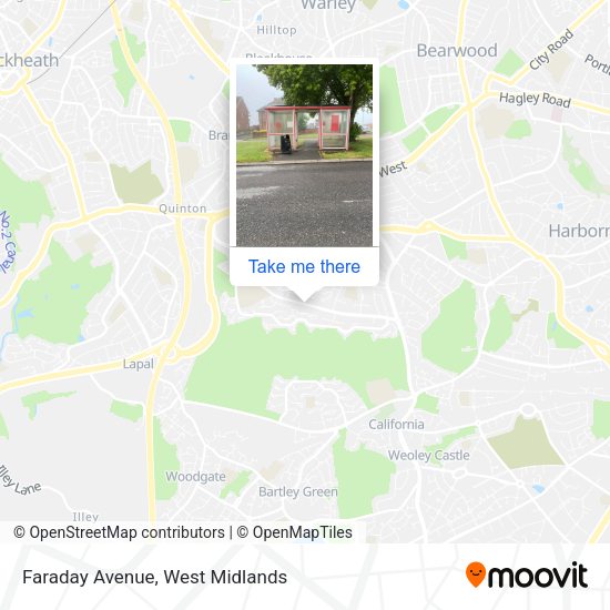 Faraday Avenue map