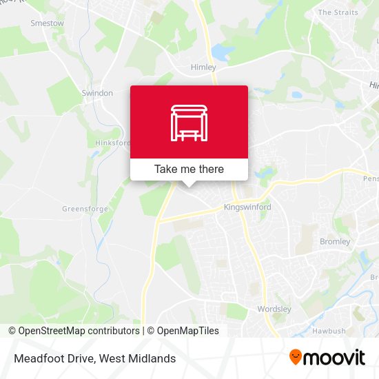 Meadfoot Drive map