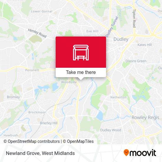 Newland Grove map