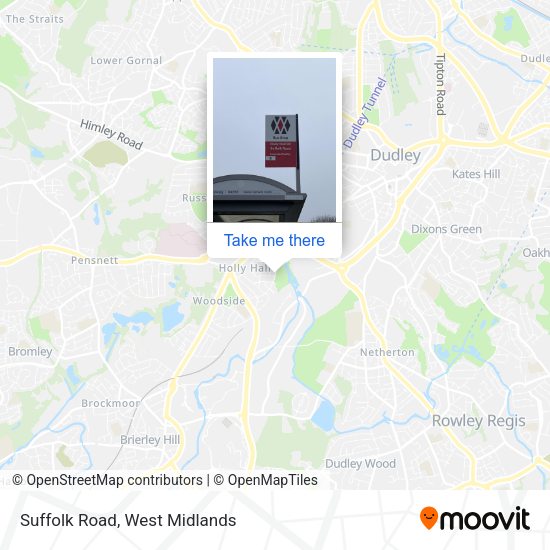 Suffolk Road map