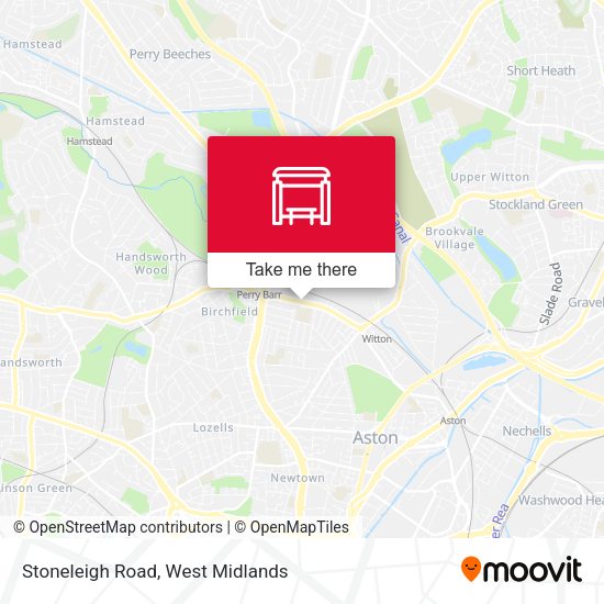 Stoneleigh Road map