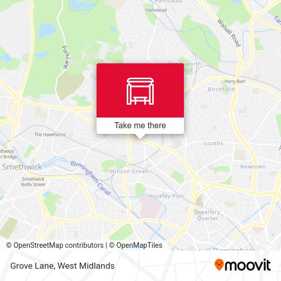 Grove Lane map