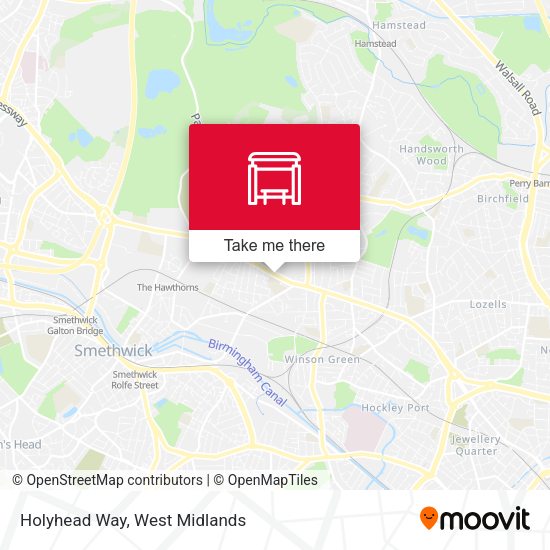 Holyhead Way map