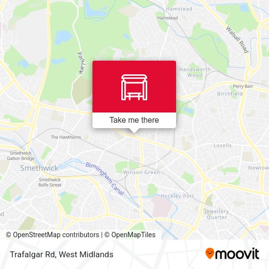 Trafalgar Rd map