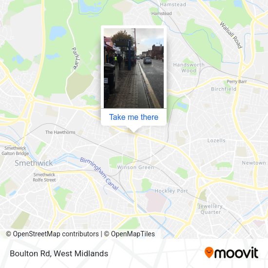Boulton Rd map