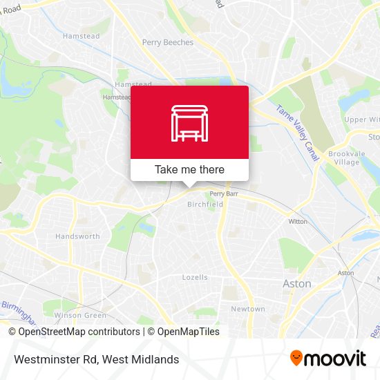 Westminster Rd map