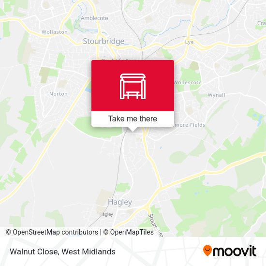 Walnut Close map