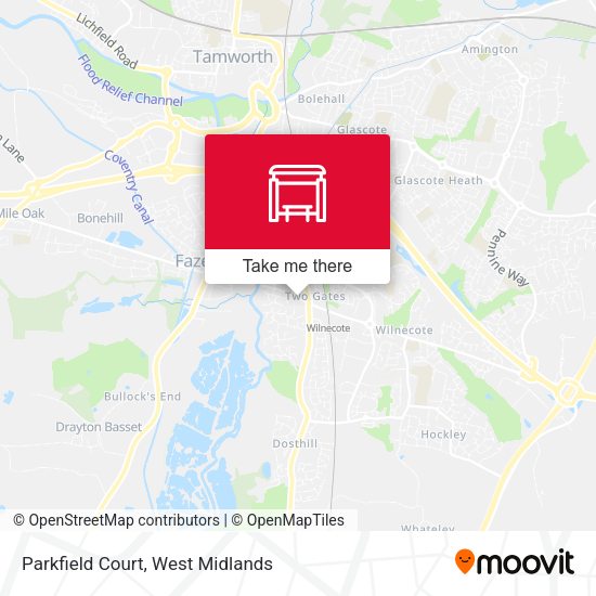 Parkfield Court map