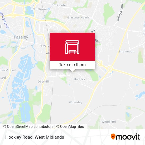 Hockley Road map