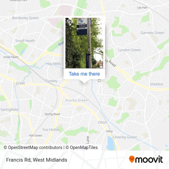 Francis Rd map