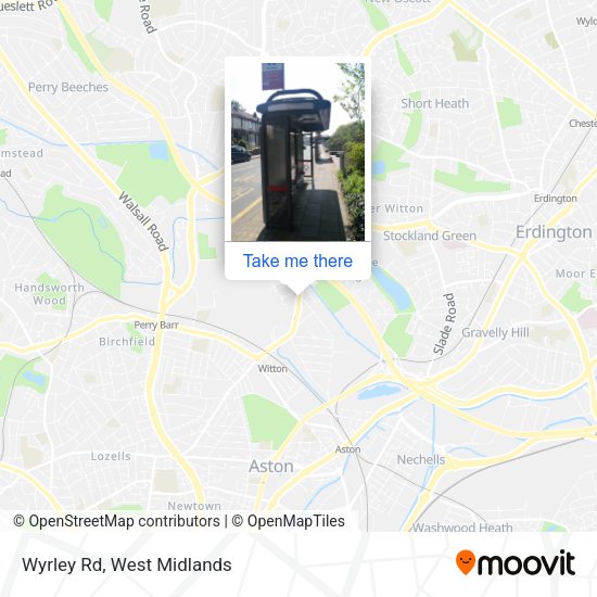 Wyrley Rd map