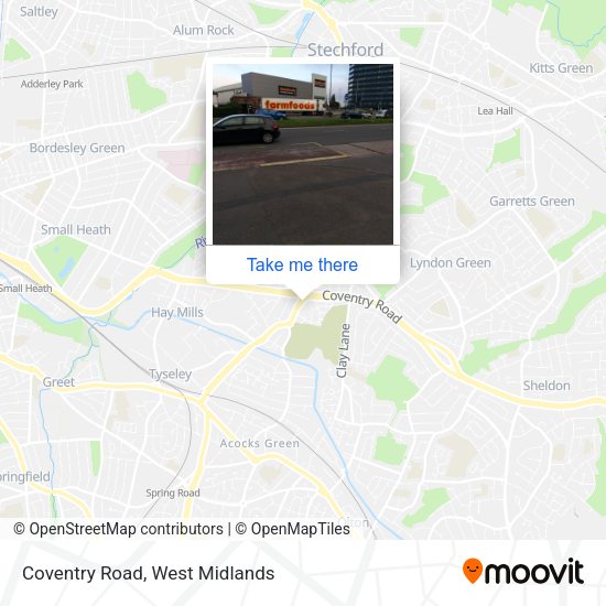 Coventry Road map