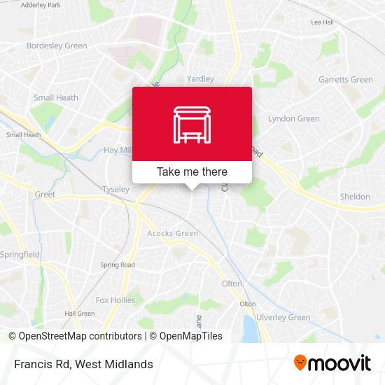 Francis Rd map
