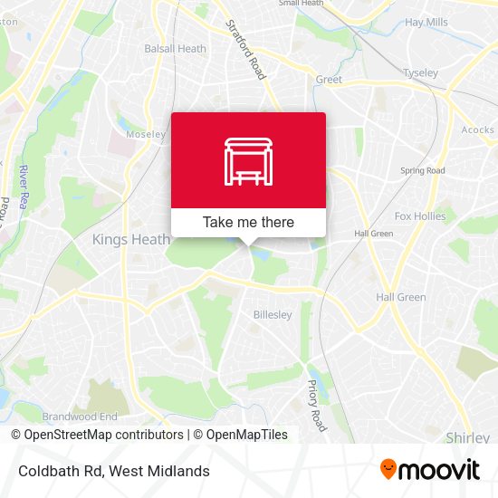 Coldbath Rd map
