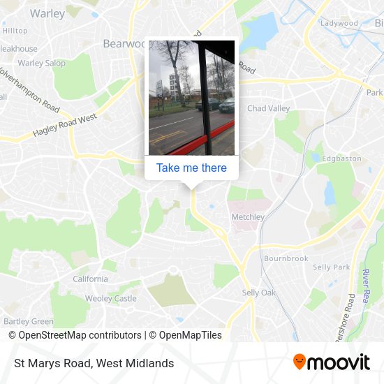St Marys Road map
