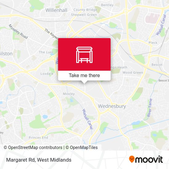 Margaret Rd map