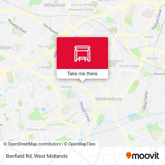 Banfield Rd map