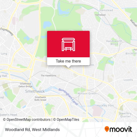 Woodland Rd map