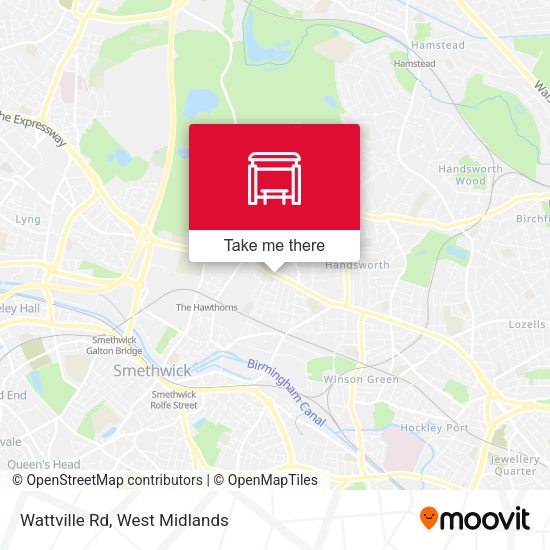 Wattville Rd map