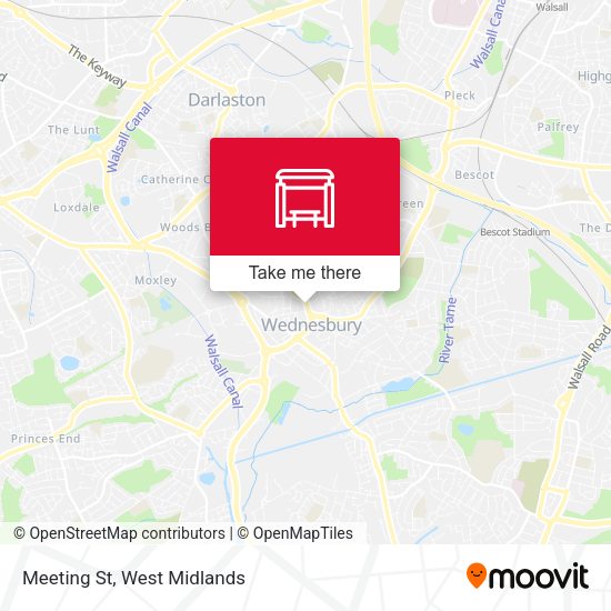 Meeting St map
