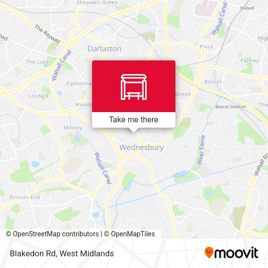 Blakedon Rd map
