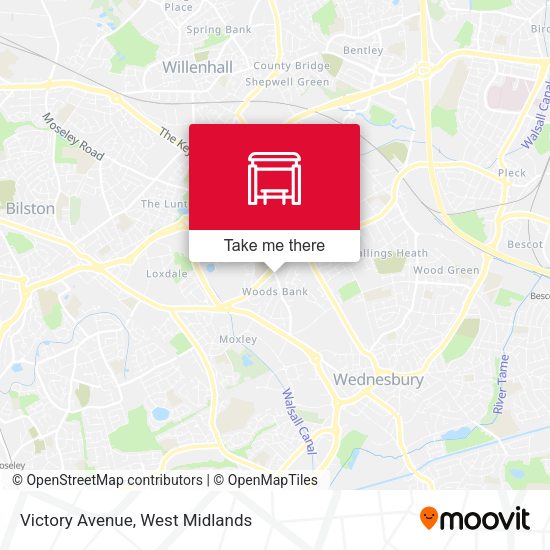 Victory Avenue map