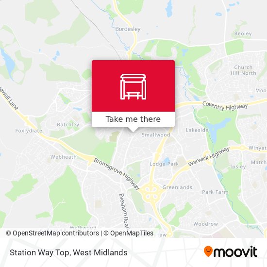 Station Way Top map