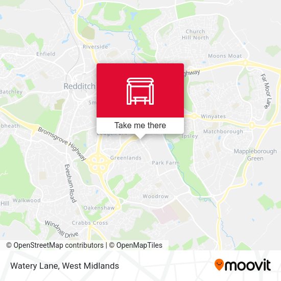 Watery Lane map