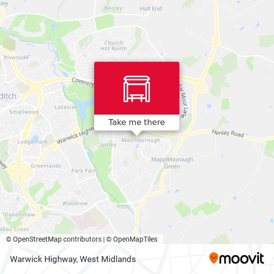 Warwick Highway map