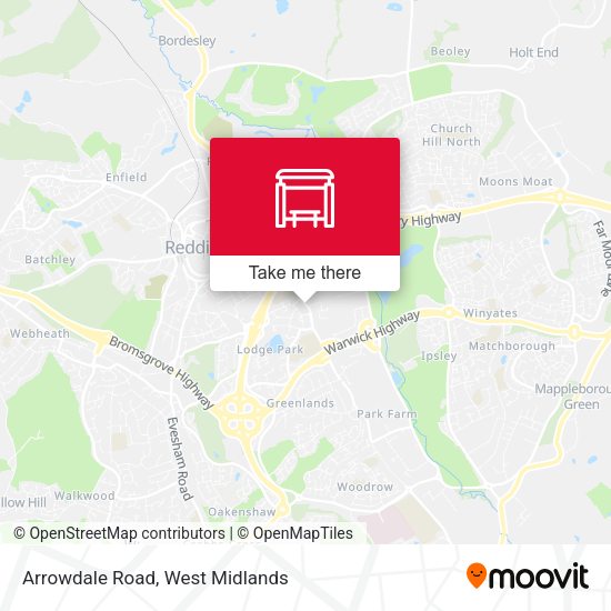 Arrowdale Road map