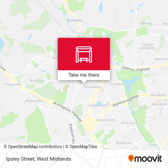 Ipsley Street map