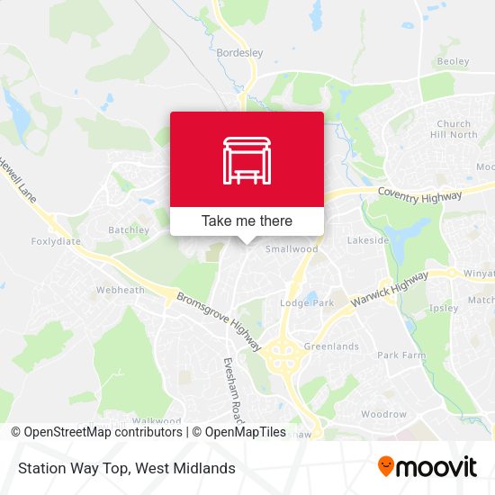 Station Way Top map