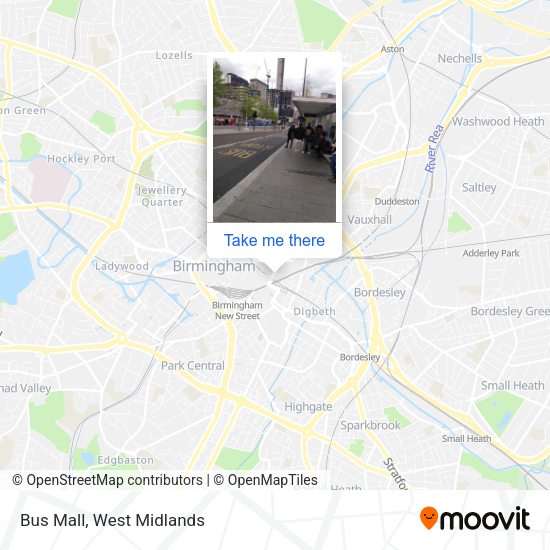 Bus Mall map