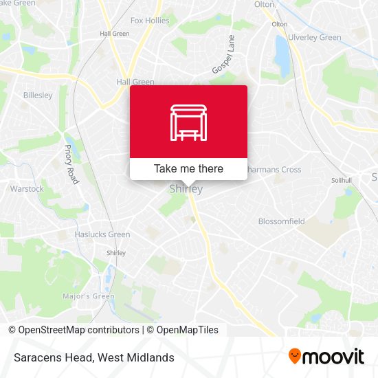 Saracens Head map