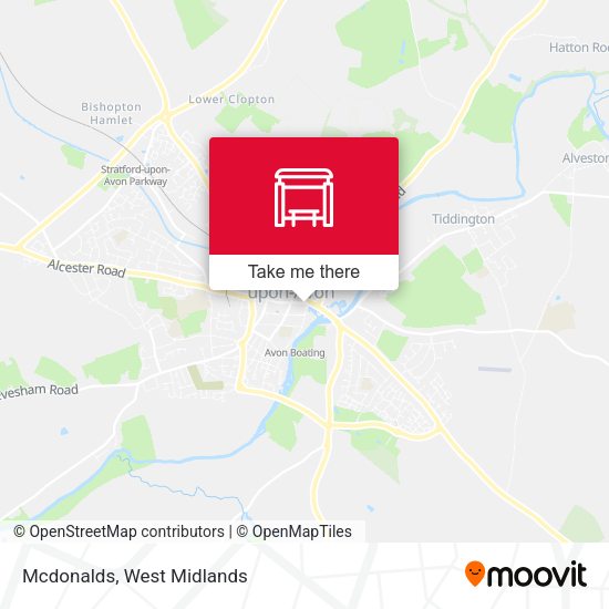 Mcdonalds map