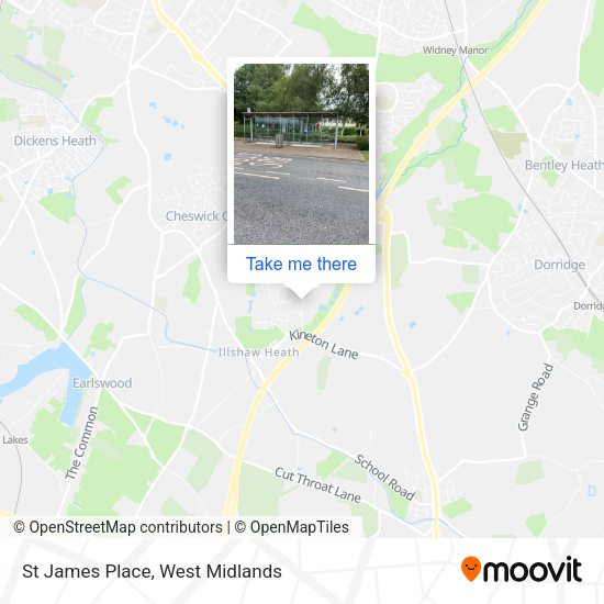 St James Place map