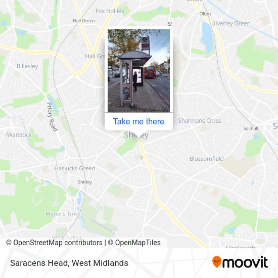 Saracens Head map