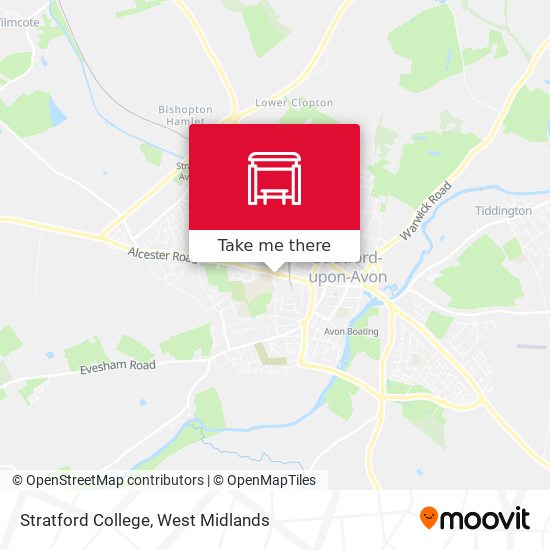 Stratford College map