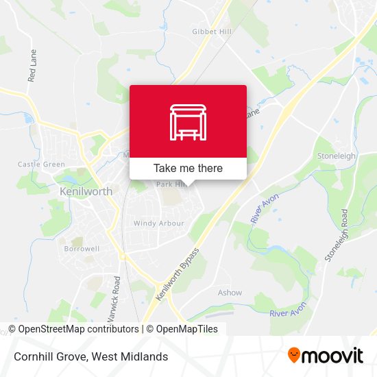 Cornhill Grove map
