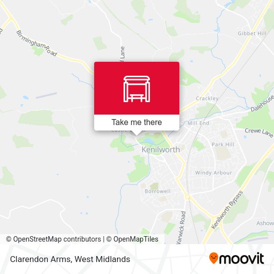 Clarendon Arms map