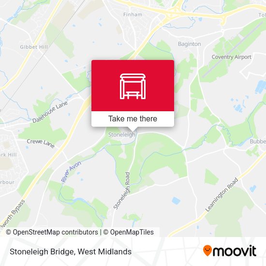 Stoneleigh Bridge map