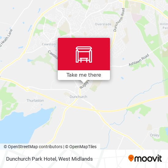 Dunchurch Park Hotel map