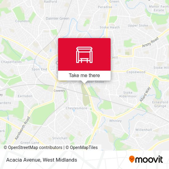 Acacia Avenue map